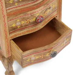 Ailey Handcrafted Boho Mango Wood 3 Drawer Nightstand Natural - Christopher Knight Home -Baxton Studio Sales Store GUEST 007c4793 83ee 494e b631 fa0f2186af6c