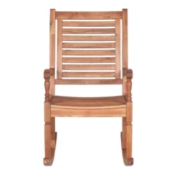 Bamberg Transitional Acacia Wood Outdoor Rocking Chair - Saracina Home -Baxton Studio Sales Store GUEST 01f0450b afb1 4b0e 9aa2 602f28765fbb