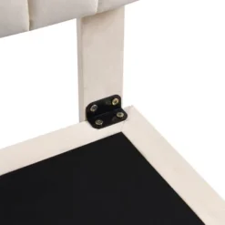 Queen Size Upholstered Floating Velvet Platform Bed With Sensor Light And Headboard-ModernLuxe -Baxton Studio Sales Store GUEST 03d42e8b b050 491e bd35 a625562bf419