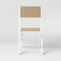 Bryant 4pk Faux Wood Folding Patio Bistro Chairs - White/Light Wood - Threshold™ 9 Bryant 4pk Faux Wood Folding Patio Bistro Chairs - White/Light Wood - Threshold™ -Baxton Studio Sales Store GUEST 048e3749 da5e 4a40 8226 5119b7660d58