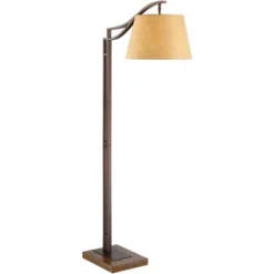 Franklin Iron Works Rustic Farmhouse Arc Floor Lamp With USB Port 60" Tall Bronze Downbridge Faux Leather Empire Shade For Living Room Reading Bedroom 14 Franklin Iron Works Rustic Farmhouse Arc Floor Lamp With USB Port 60" Tall Bronze Downbridge Faux Leather Empire Shade For Living Room Reading Bedroom -Baxton Studio Sales Store GUEST 051687dc fb93 46fb 83cc 2163974cc378