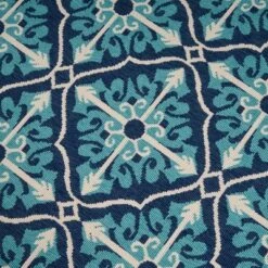 5'3" X 7' Morocco Trellis Outdoor Rug Ivory/Blue - Christopher Knight Home -Baxton Studio Sales Store GUEST 070d8096 d5f8 4699 99bb 4c233c6f16bd