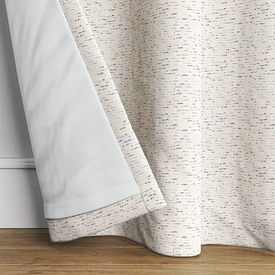 1pc Blackout Doral Window Curtain Panel Cream - Project 62™ 2 1pc Blackout Doral Window Curtain Panel Cream - Project 62™ - Image 2