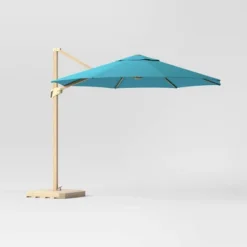 11'x11' Offset Patio Umbrella - Light Wood Pole - Threshold™ 17 11'x11' Offset Patio Umbrella - Light Wood Pole - Threshold™ -Baxton Studio Sales Store GUEST 081b8e95 cf68 4752 adda 7a85d0a3bba3