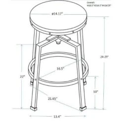 Lewiston Adjustable Swivel Barstool - Threshold 10 Lewiston Adjustable Swivel Barstool - Threshold -Baxton Studio Sales Store GUEST 08a4a797 b4f3 4d78 98f5 a28987c45647