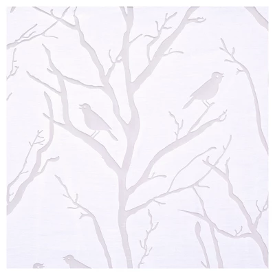 Layla Sheer Bird Window Curtain Panel 2 Layla Sheer Bird Window Curtain Panel - Image 2