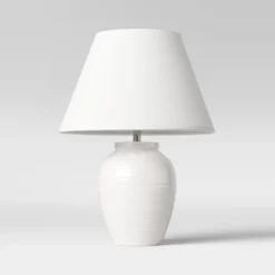 Turned Ceramic Table Lamp White - Threshold™ 9 Turned Ceramic Table Lamp White - Threshold™ -Baxton Studio Sales Store GUEST 0c5fcf73 910a 479f a8ce c7fb931048d7