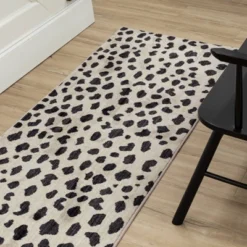 Daffodil Leopard Print Woven Rug - Threshold™ -Baxton Studio Sales Store GUEST 0efea80e 333d 4d53 ba99 3047838bb320