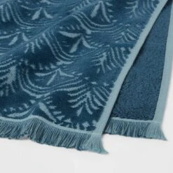 Plush Scallop Towel Teal Blue - Threshold™ -Baxton Studio Sales Store GUEST 0f3baf99 21c1 4566 bc50 f03d88b13376