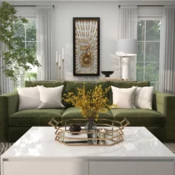 Metal Sunburst Coiled Ribbon Wall Decor With Black Frame Gold - Olivia & May -Baxton Studio Sales Store GUEST 10139597 2d7b 447e 99d4 adcaad6a4398