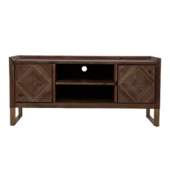 Glacerad Reclaimed Wood Media Console For TVs Upto 50" Brown - Aiden Lane -Baxton Studio Sales Store GUEST 10577ca1 eece 4bb1 a643 602f18865675