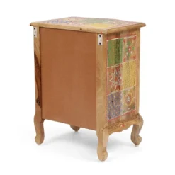 Ailey Handcrafted Boho Mango Wood 3 Drawer Nightstand Natural - Christopher Knight Home -Baxton Studio Sales Store GUEST 110cf7e6 7613 401d 89e3 e97fb2933bed