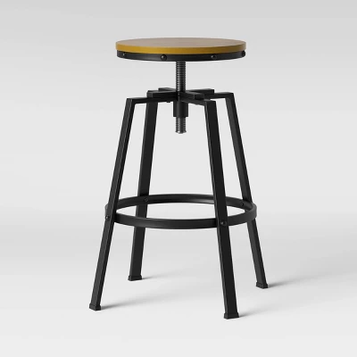 Lewiston Adjustable Swivel Barstool - Threshold 6 Lewiston Adjustable Swivel Barstool - Threshold - Image 6