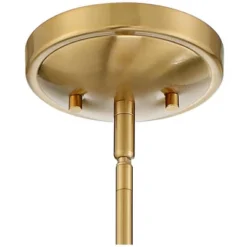 Possini Euro Design Orilla Brass Mini Pendant Light 11 3/4" Wide Mid Century Modern White Opal Glass Shade For Dining Room House Foyer Kitchen Island -Baxton Studio Sales Store GUEST 11c36b58 0443 476e 9baa 627378216c17