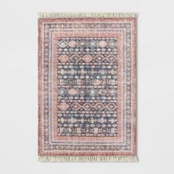 Alexandra Floral Printed Border Persian Rug Blush - Opalhouse™ -Baxton Studio Sales Store GUEST 13831d26 e9c0 4d66 95de 449574be25e7