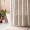 Woven Dotted Line Shower Curtain - Threshold™
