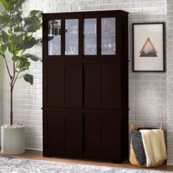 Pacific Stackable Sliding Glass Doors Cabinet - Buylateral 11 Pacific Stackable Sliding Glass Doors Cabinet - Buylateral -Baxton Studio Sales Store GUEST 181f5299 3c5c 49e7 a22d a5f823fcb081