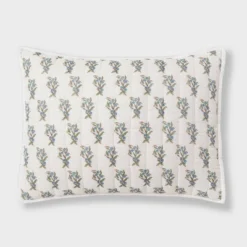 Voile Woodblock Printed Quilt Sham Ivory - Threshold™ 5 Voile Woodblock Printed Quilt Sham Ivory - Threshold™ -Baxton Studio Sales Store GUEST 18e7d34d e9d5 44c9 a257 784633d28fac