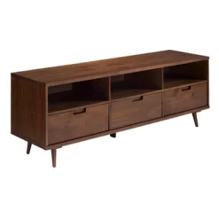 Cara 3 Drawer Mid-Century Modern 3 Drawer TV Stand For TVs Up To 80" - Saracina Home -Baxton Studio Sales Store GUEST 1a0f755d 5887 444d b17e bc0a5160126c