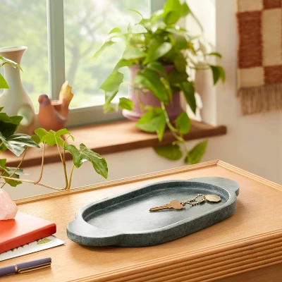 Marble Tray Green - Opalhouse™ Designed With Jungalow™ 1 Marble Tray Green - Opalhouse™ Designed With Jungalow™