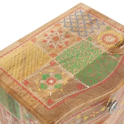 Ailey Handcrafted Boho Mango Wood 3 Drawer Nightstand Natural - Christopher Knight Home -Baxton Studio Sales Store GUEST 1b24fd0e 3e0c 4fca bc0a f42a5ee19376