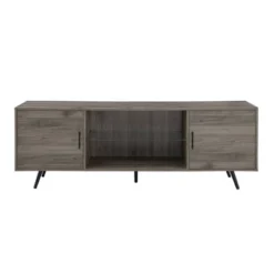 2 Door Mid-Century Modern Wood Storage TV Stand For TVs Up To 80" - Saracina Home -Baxton Studio Sales Store GUEST 1cbb1432 b257 4b6b a9a4 7831fbb9b6a0