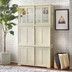 Pacific Stackable Cabinet With Sliding Doors - Buylateral 13 Pacific Stackable Cabinet With Sliding Doors - Buylateral -Baxton Studio Sales Store GUEST 201f86a8 1958 4161 b137 0ca70adea08d