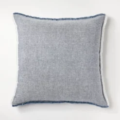 Oversized Reversible Linen Square Throw Pillow With Frayed Edges - Threshold™ Designed With Studio McGee -Baxton Studio Sales Store GUEST 203bd06b aca7 4221 8c6f 8e72bb86ebc1