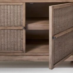 Brandeis Woven TV Stand For TVs Up To 60" Brown - Threshold™ Designed With Studio McGee 9 Brandeis Woven TV Stand For TVs Up To 60" Brown - Threshold™ Designed With Studio McGee -Baxton Studio Sales Store GUEST 207e0e77 d234 4ee8 8261 19fba8aebd36