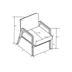 Upholstered Wood Framed Accent Arm Chair - Hearth & Hand™ With Magnolia -Baxton Studio Sales Store GUEST 20d7cc37 15c5 4d84 9cd3 409177928f58