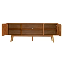 Solid Wood Mid-Century Modern TV Stand For TVs Up To 80" - Saracina Home -Baxton Studio Sales Store GUEST 21c882f2 4627 4d0e a364 30f5fcdcd258