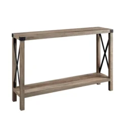 Sophie Rustic Industrial X Frame Entry Table - Saracina Home -Baxton Studio Sales Store GUEST 2292a929 879a 40c9 b1e6 a320c41470f7