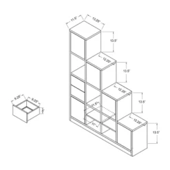 61.5" Hirsch Contemporary Bookcase White - HOMES: Inside + Out -Baxton Studio Sales Store GUEST 22d9f777 1ec0 473d 9cef ba522611e5c2