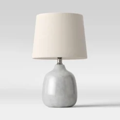 Assembled Ceramic Table Lamp Gray - Threshold™ -Baxton Studio Sales Store GUEST 233d030a ded6 4d18 b2e3 2d046d833289