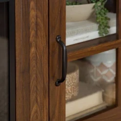 Tasi Transitional Farmhouse Glass Window Pane Door With Electric Fireplace TV Stand For TVs Up To 80" - Saracina Home 24 Tasi Transitional Farmhouse Glass Window Pane Door With Electric Fireplace TV Stand For TVs Up To 80" - Saracina Home -Baxton Studio Sales Store GUEST 266745d8 95f0 4abc b2e5 43d1c9c0a3f3