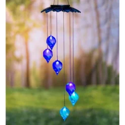 Wind & Weather Solar-Powered Lighted Color-Changing Teardrop Mobile -Baxton Studio Sales Store GUEST 26884799 6caa 4fb6 b12d fbdcb8d21a2c