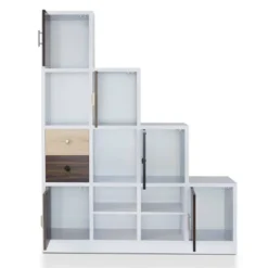 61.5" Hirsch Contemporary Bookcase White - HOMES: Inside + Out -Baxton Studio Sales Store GUEST 26e17df7 0b56 4f13 b819 335e0110926e