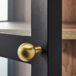 60" Crystal Cove Glass Cabinet Black - Threshold™ Designed With Studio McGee -Baxton Studio Sales Store GUEST 26fa73ea e496 41cb a096 0f669cdcbb99