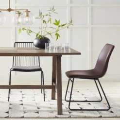 Set Of 2 Sodra Rounded Seat Wire Dining Chair Black - Threshold™ -Baxton Studio Sales Store GUEST 282deedc 06c1 4d46 b2fb 2fd8f54c5245