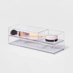 3 Bathroom Plastic Tray Beauty Organizer Set Clear - Brightroom™ -Baxton Studio Sales Store GUEST 28aee1c3 5eb3 439c 8ea4 2dbdc4bd6ddf