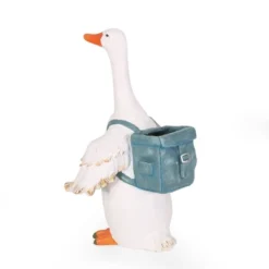 Christopher Knight Home 17" Wide Forgey Concrete Outdoor Novelty Goose Planter White/Blue -Baxton Studio Sales Store GUEST 2c4bc378 2f8b 4387 93bf 865698960ed5