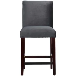 25" Velvet Parsons Counter Height Barstool Wood - Threshold™ -Baxton Studio Sales Store GUEST 2d3bee77 cfeb 484b bea2 2666e4f9a908