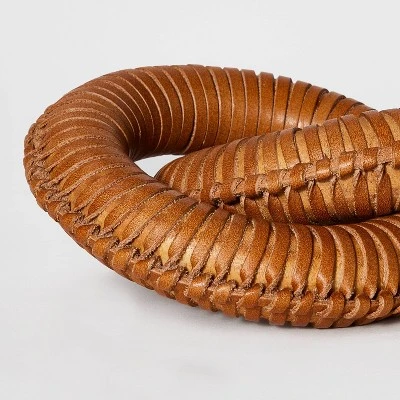 Round Leather Links - Threshold™ Designed With Studio McGee 2 Round Leather Links - Threshold™ Designed With Studio McGee - Image 2