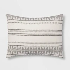 5pc Woven Diamond Stripe Comforter Set Cream/Black - Threshold™ -Baxton Studio Sales Store GUEST 2ef9c747 9c2b 489a bad2 332b2a2c1fd3