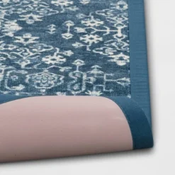 Vintage Print Comfort Rug Blue - Threshold™ -Baxton Studio Sales Store GUEST 2f4d2ac9 00f5 42f5 a160 ae82fb4083c6