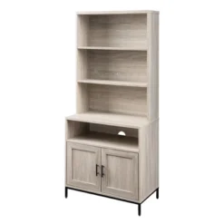 64.12" Orin Modern 2 Door Bookshelf Hutch - Saracina Home -Baxton Studio Sales Store GUEST 3430bc99 4436 4284 b8dd 536051a78bbe