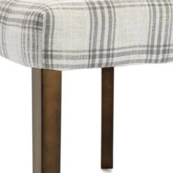 2pk Harman Contemporary Upholstered Plaid Dining Chairs Gray/Light Beige/Brown - Christopher Knight Home -Baxton Studio Sales Store GUEST 35141c91 87c1 4e53 bd90 569788f6235a