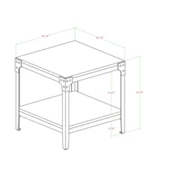 Set Of 2 Benny Urban Industrial Angle Iron Side Tables - Saracina Home -Baxton Studio Sales Store GUEST 36f541d7 e3c1 4bfe a7c1 00065ab8ba6c