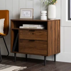 Rockwell Modern Storage Nightstand - Saracina Home -Baxton Studio Sales Store GUEST 38101e1f da35 497d a94f 864385d56d62