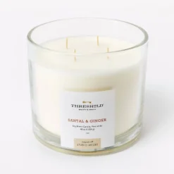 Clear Glass Santal & Ginger Candle White - Threshold™ Designed With Studio McGee -Baxton Studio Sales Store GUEST 3a24b0c4 c23b 4e1c b8e0 2304d4a02cb7
